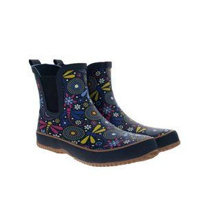 Western Chief Blue Floral Winter Boots